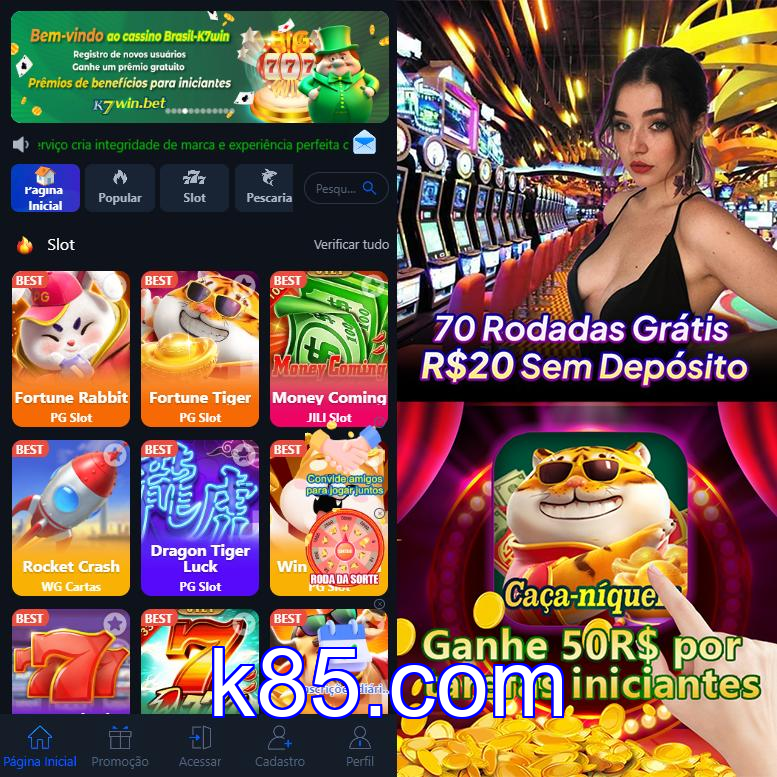Cadastro no k85: Comece com um Bônus de Boas-vindas!